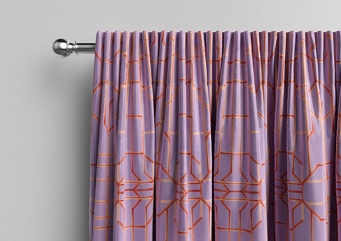 Bamboo Candy, Red Lilac - Made To Measure Curtains - Image 10